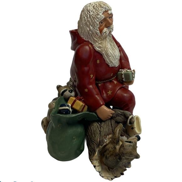Clause Whiskers Stocking Stuffer Santa Figurine - Picture 6 of 7